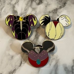 Disney Villains Mickey Heads